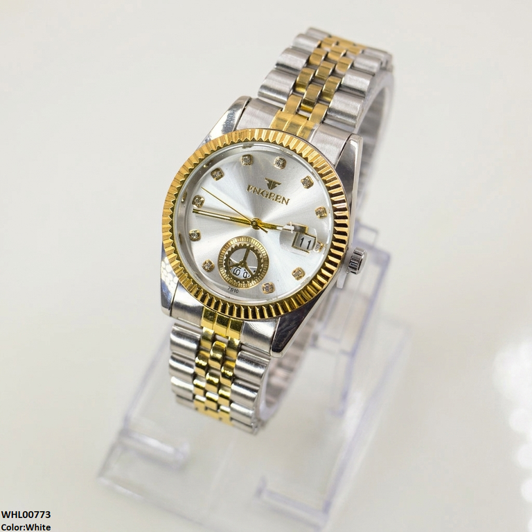 Fashionable Round Dial Women's Watch