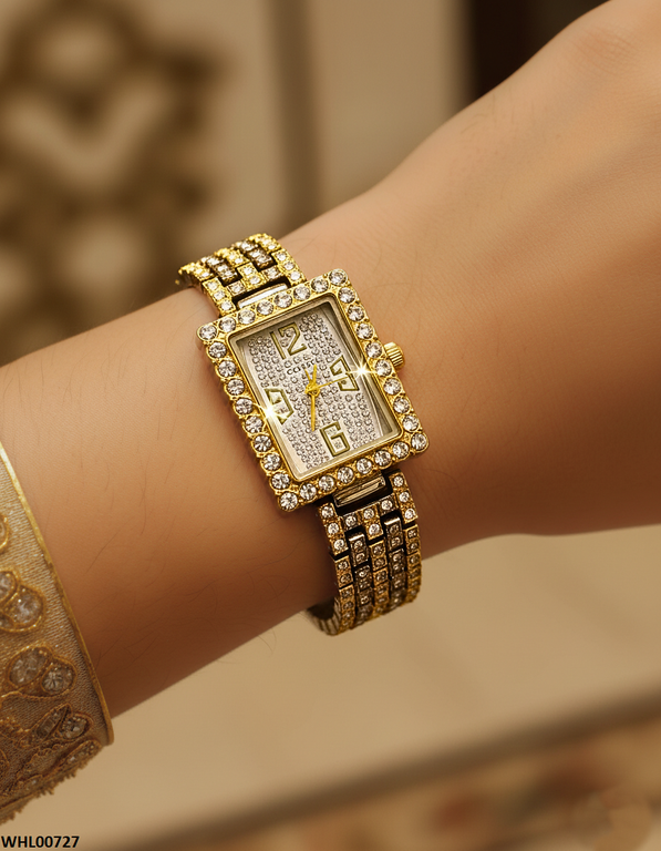 Rectangle Dial Women's Watch