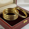 Cut/Engraved Bangles Set