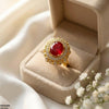 Oval Stone Ring Adjustable