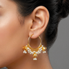 Pearl Jhumki Drop Earrings