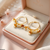 Pearl Jhumki Drop Earrings