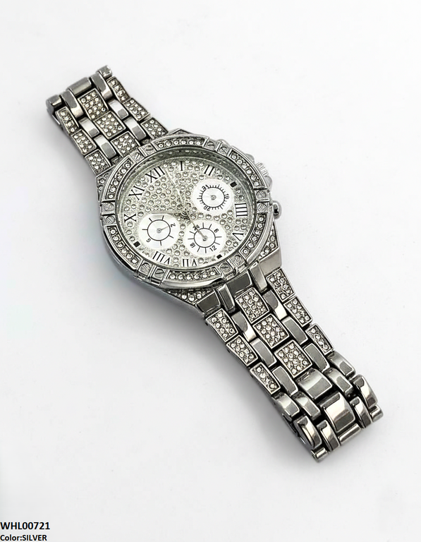 Round Rhinestone Women's Watch