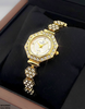 Round Stone Dial Women's Watch