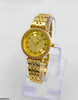 Round Stone Bezel Women's Watch