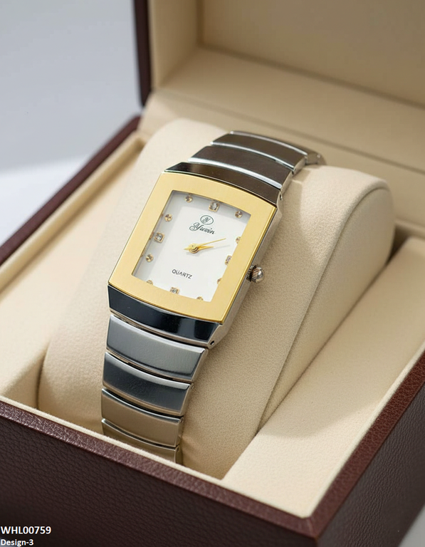 Square Stone Dial Women's Watch