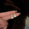 Square Stud Tops Pair