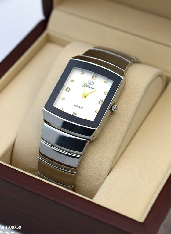Square Stone Dial Women's Watch