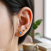 Flower/Round Stainless Steel 3 Tops Pairs