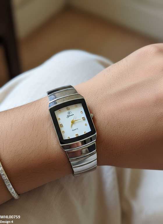 Square Stone Dial Women's Watch