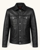 Men's Genuine Leather Jacket (J-0044)