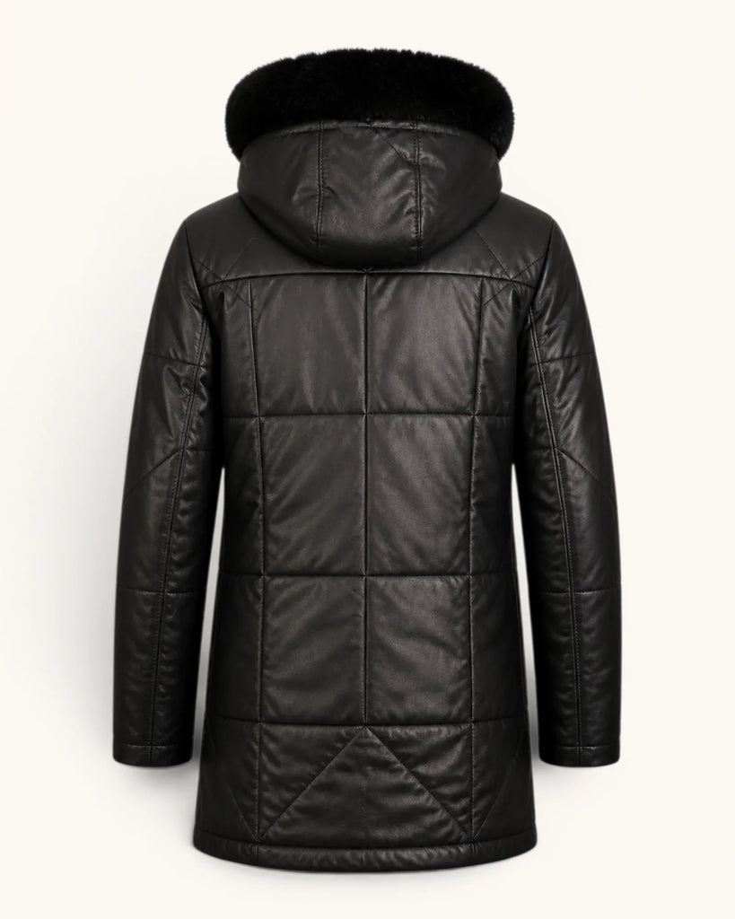 Men's Genuine Leather Jacket (J-0042)