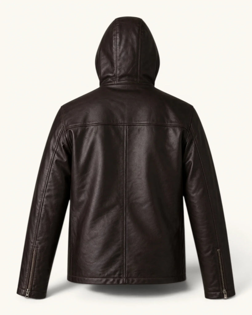 Men's Genuine Leather Jacket (J-0041)