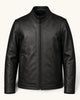 Men's Genuine Leather Jacket (J-0036)