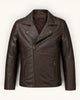 Men's Genuine Leather Jacket (J-0037)