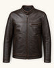 Men's Genuine Leather Jacket (J-0029)