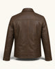 Men's Genuine Leather Jacket (J-0032)