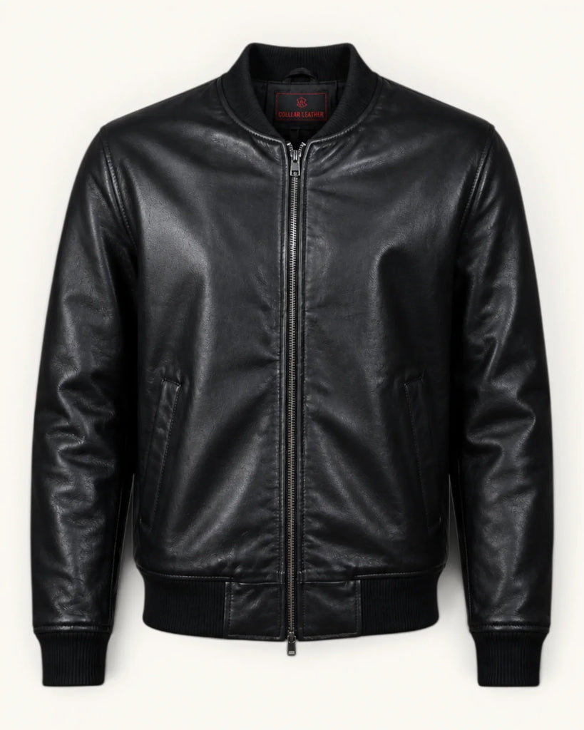 Men's Genuine Leather Jacket (J-0030)