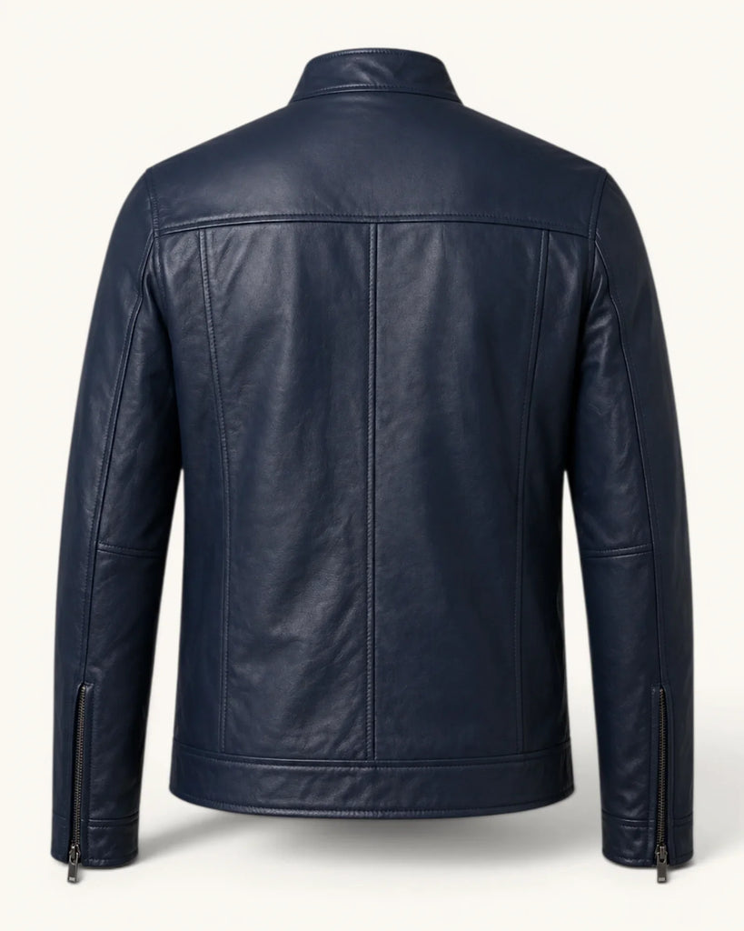 Men's Genuine Leather Jacket (J-0031)