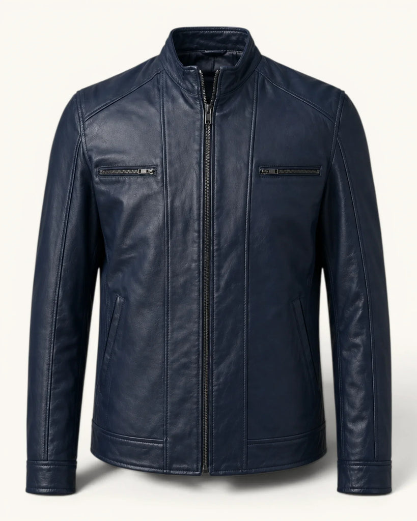 Men's Genuine Leather Jacket (J-0031)