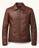 Men's Genuine Leather Jacket (J-0026)