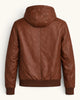 Men's Genuine Leather Jacket (J-0025)