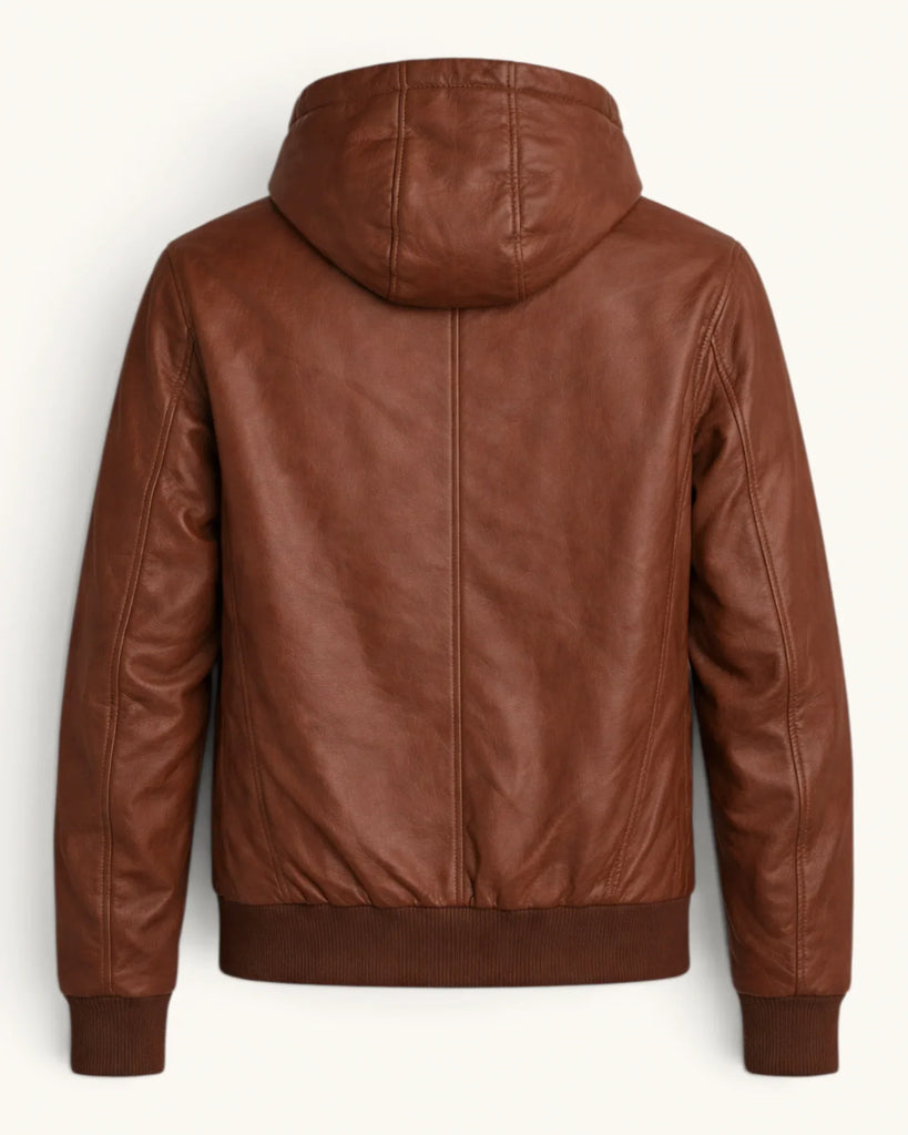 Men's Genuine Leather Jacket (J-0025)