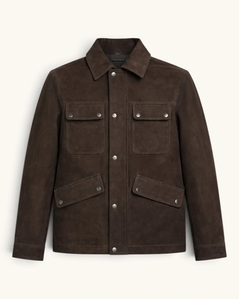 Men's Genuine Leather Jacket (J-0024)