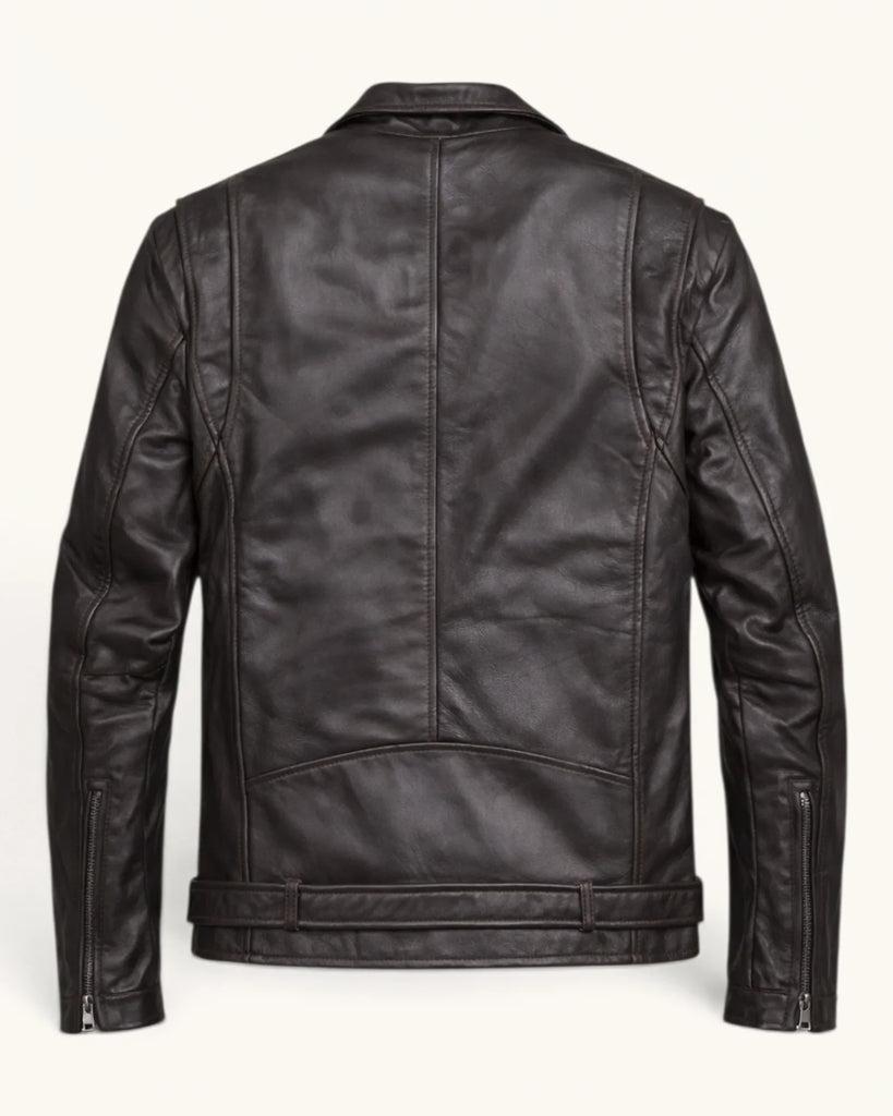 Men's Genuine Leather Jacket (J-0020)