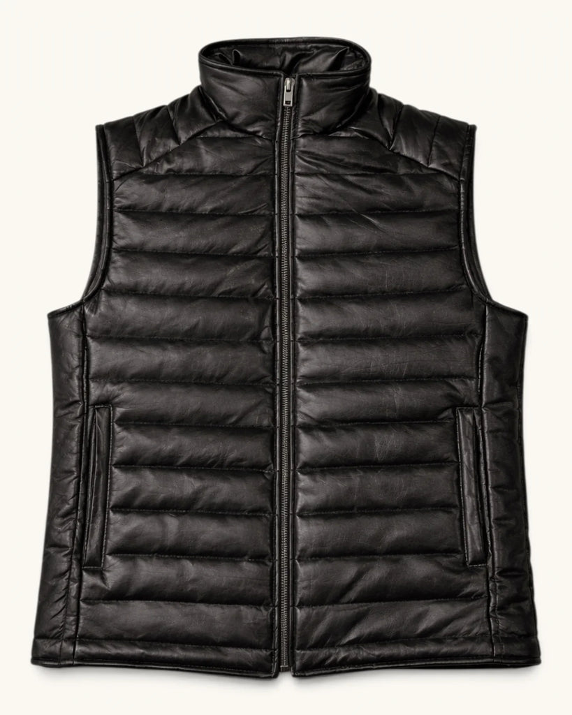 Men's Genuine Leather Jacket (J-0001)