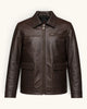 Men's Genuine Leather Jacket (J-0002)