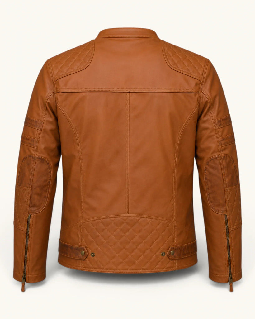 Men's Genuine Leather Jacket (J-0003)