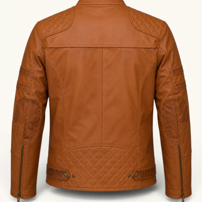 Men's Genuine Leather Jacket (J-0003)