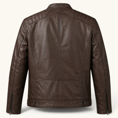 Men's Genuine Leather Jacket (J-0004)