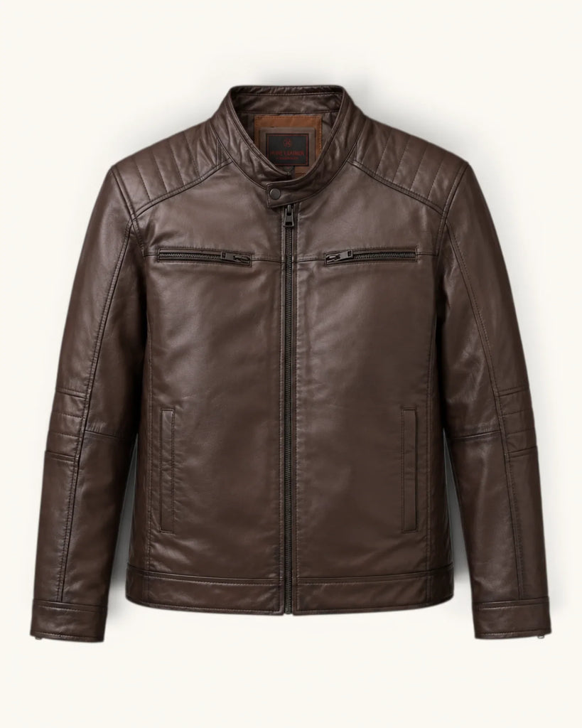 Men's Genuine Leather Jacket (J-0004)