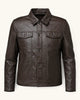 Men's Genuine Leather Jacket (J-0005)