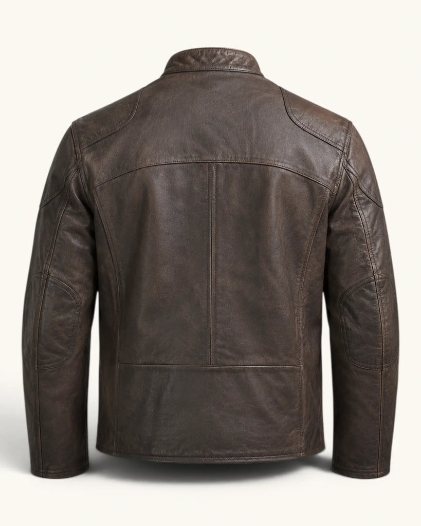 Men's Genuine Leather Jacket (J-0006)