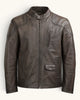 Men's Genuine Leather Jacket (J-0006)