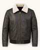 Men's Genuine Leather Jacket (J-0007)