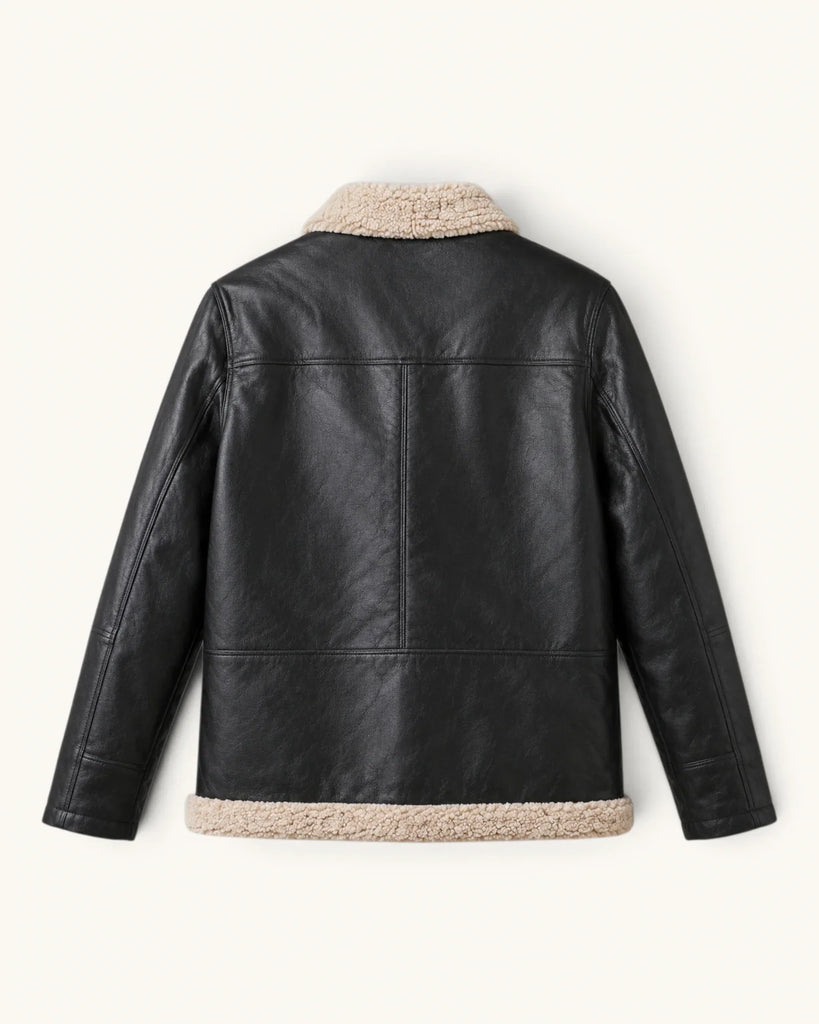 Men's Genuine Leather Jacket (J-0010)