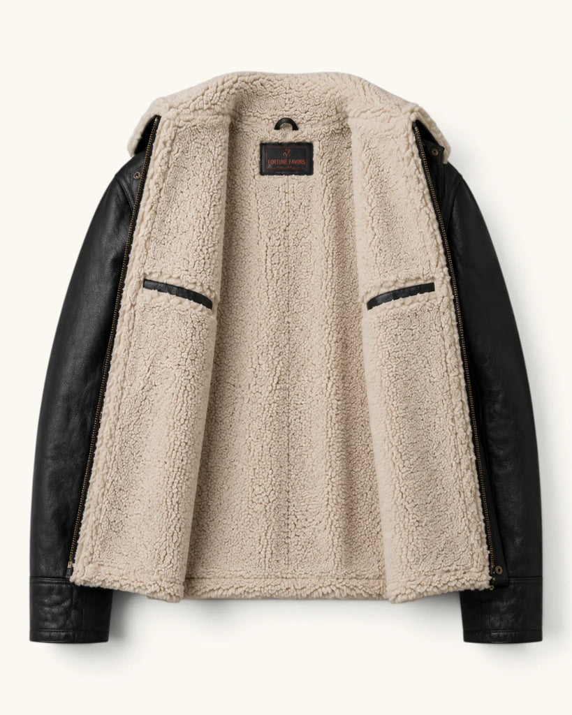 Men's Genuine Leather Jacket (J-0010)