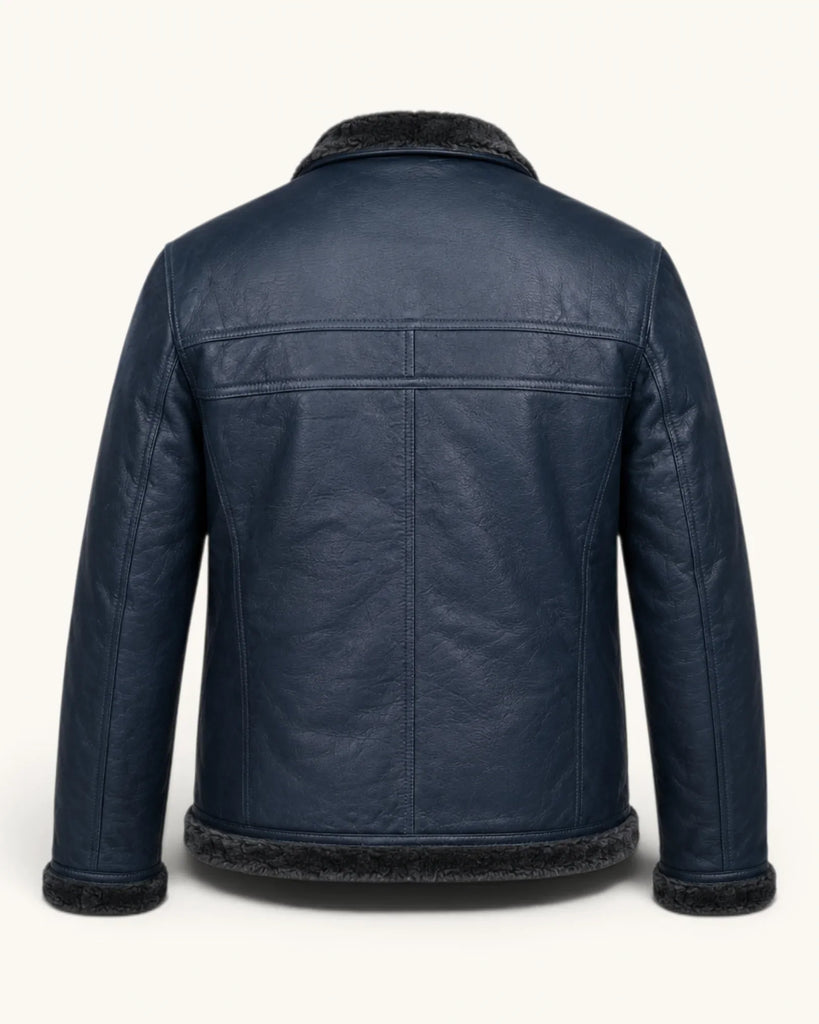 Men's Genuine Leather Jacket (J-0012)