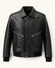 Men's Genuine Leather Jacket (J-0013)