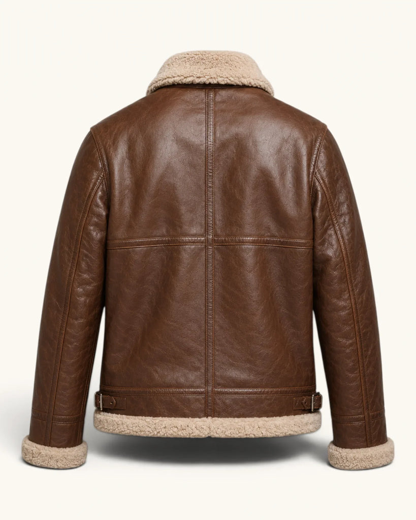 Men's Genuine Leather Jacket (J-0014)