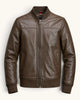Men's Genuine Leather Jacket (J-0015)