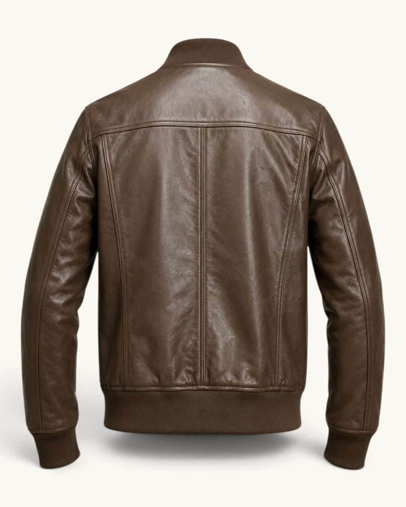 Men's Genuine Leather Jacket (J-0015)