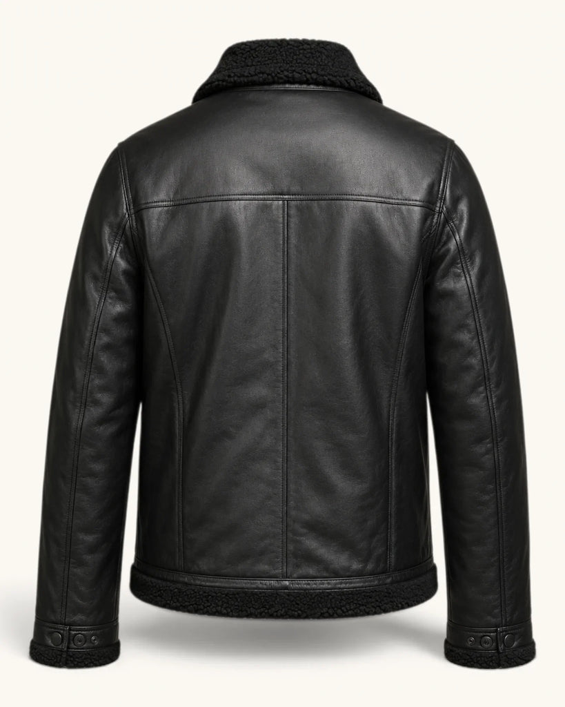 Men's Genuine Leather Jacket (J-0016)