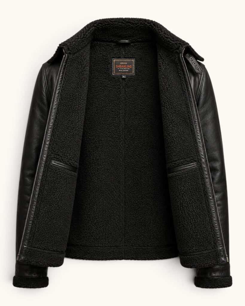 Men's Genuine Leather Jacket (J-0016)