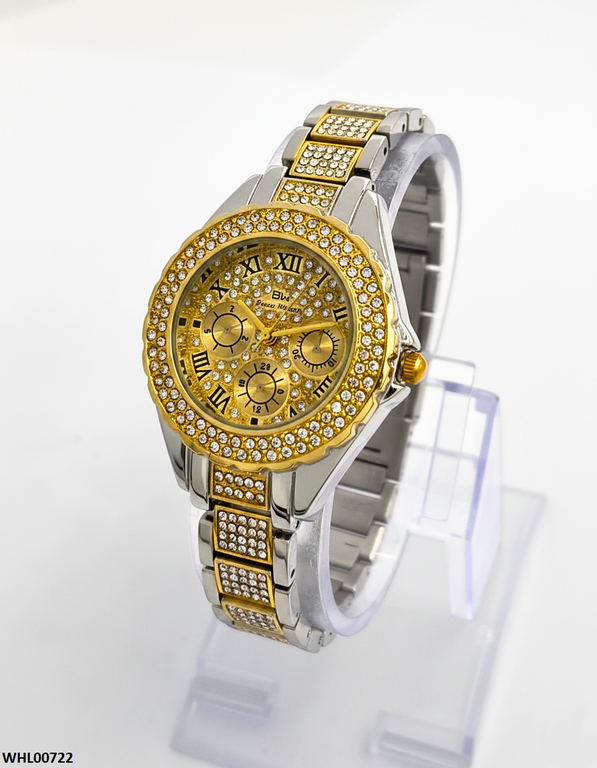 Round Stone Dial Women's Watch