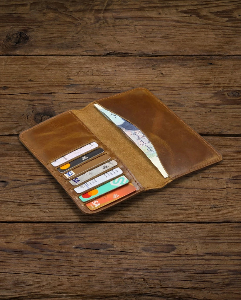 Handcrafted Genuine Leather Long Wallet (SL-102)